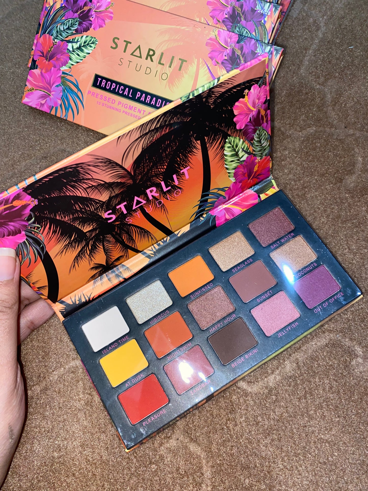 Scarlet Studio Tropical Paradise Pressed Pigment Palette