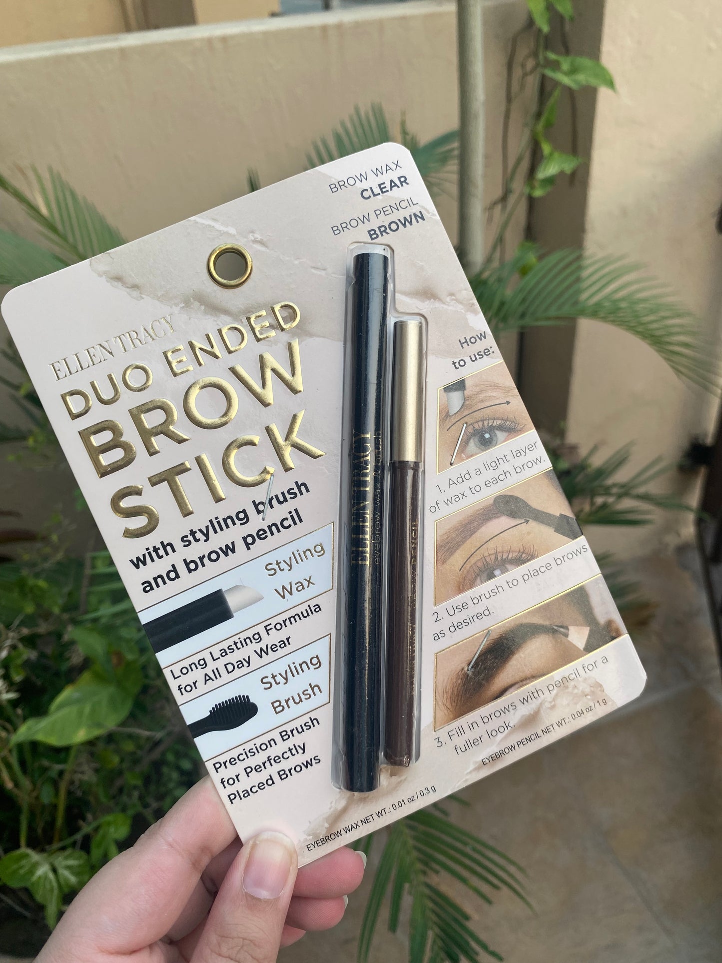 ELLEN TRACY DUO ENDED BROW STICK Pack