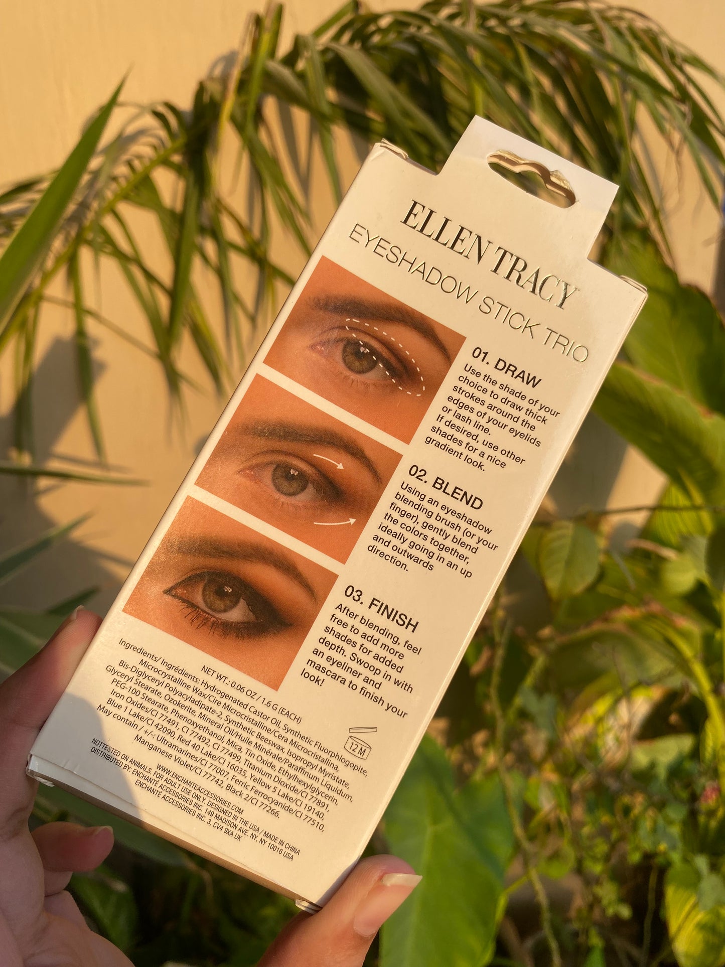Ellen Tracy Eyeshadow Stick Trio 3 Shades in one