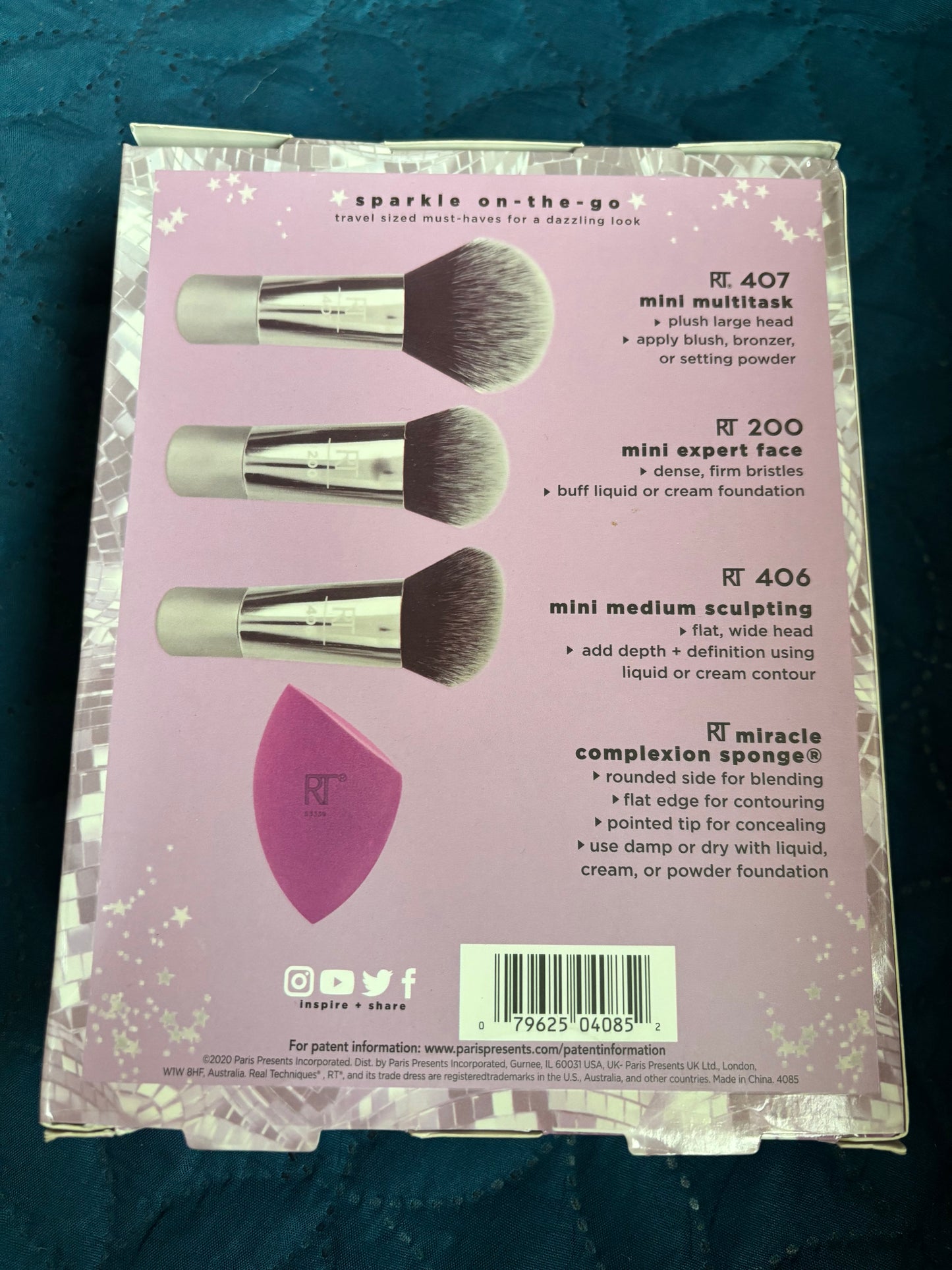 Real Techniques Limited Edition Sparkle on the Glow Brush Set