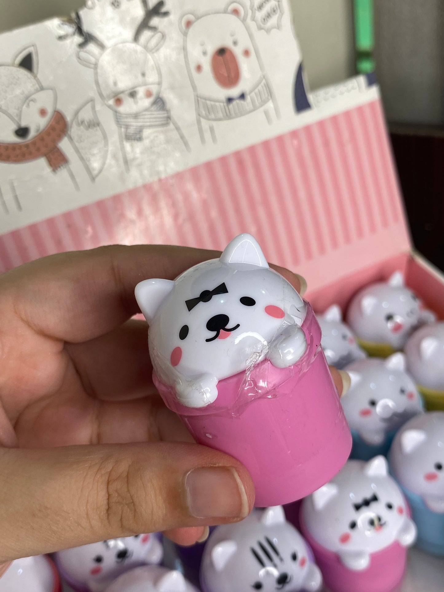 Cute Cat Shaped Lip Balms