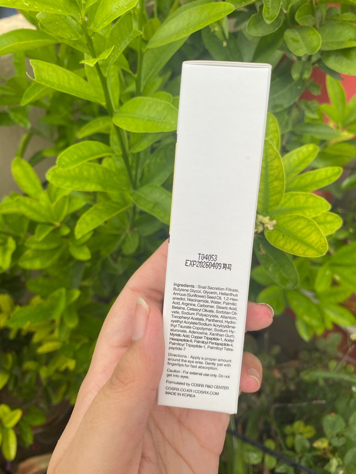 Cosrx Advance Snail Peptide Cream