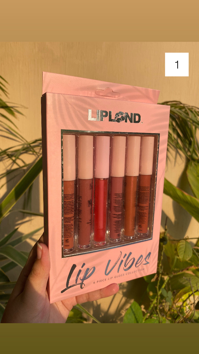 Lipland Lip Vibes Pack of 6 Lip Glosses