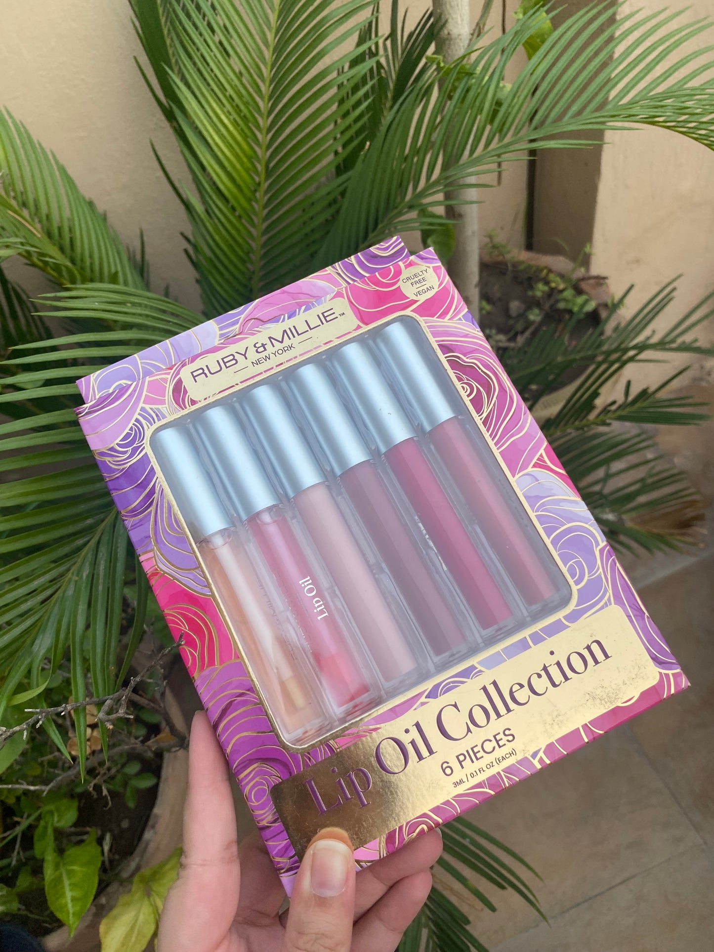 Ruby & Millie Lip Oil Collection Set of 6 Piece