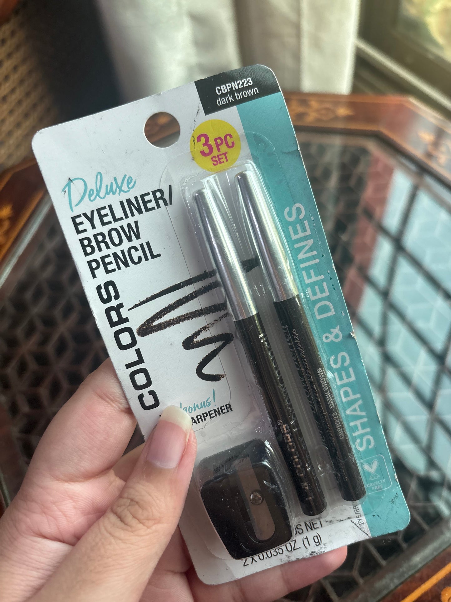 La colors Eyeliner/Eyebrow Pencil 3pc Set