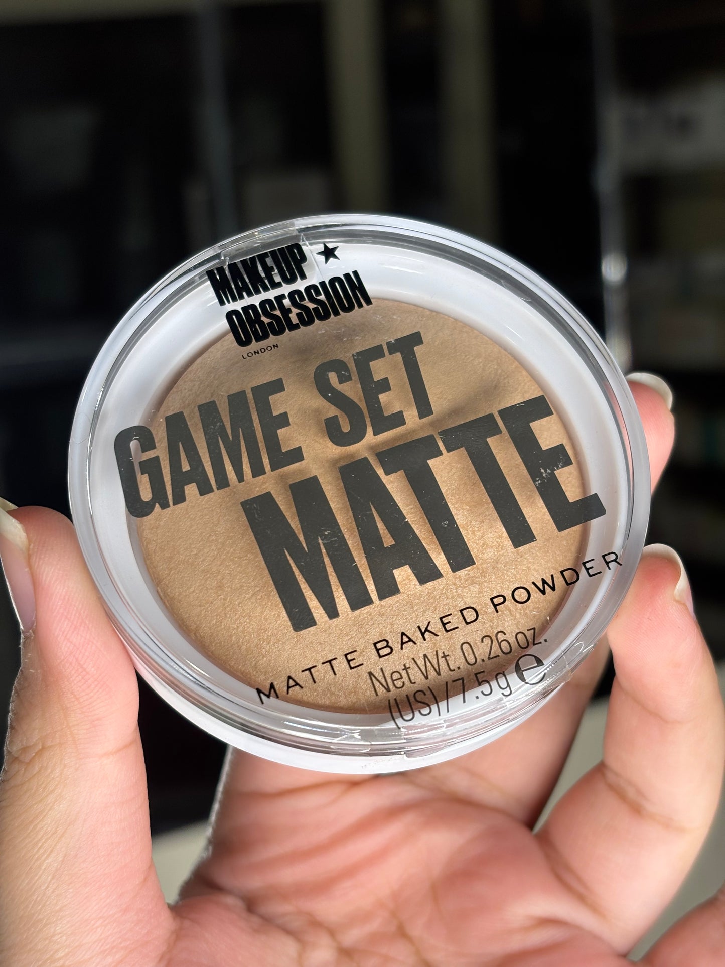 Makeup Obsession Game Set Matte Baked Powder Nissi (Suitable for fair to medium skin tones)