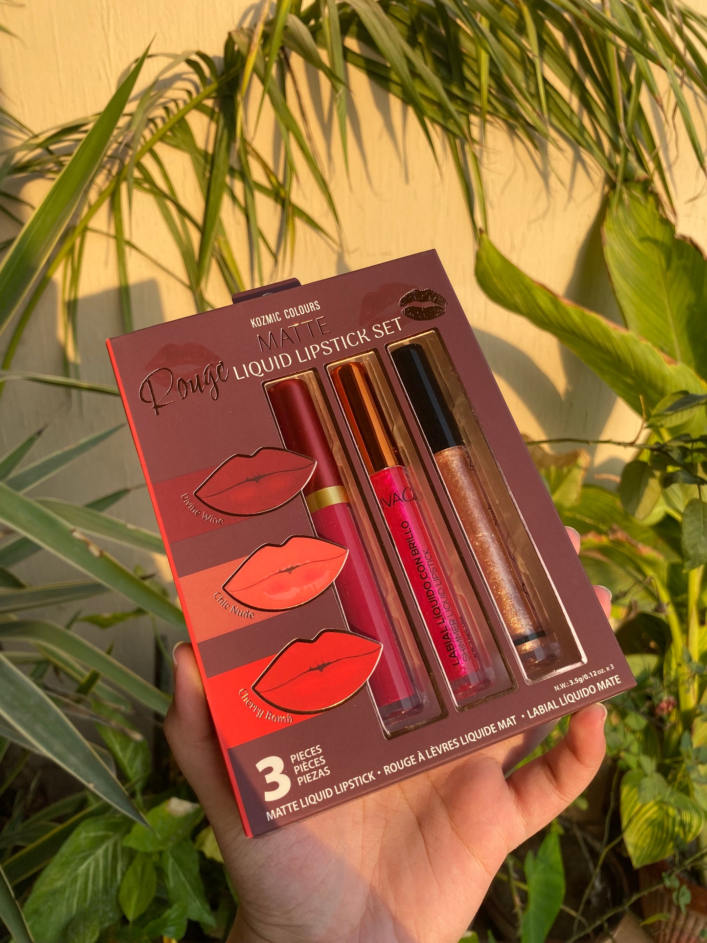 Kozmic Colours Matte Rogue Liquid Lipstick Pack of 3 Lip