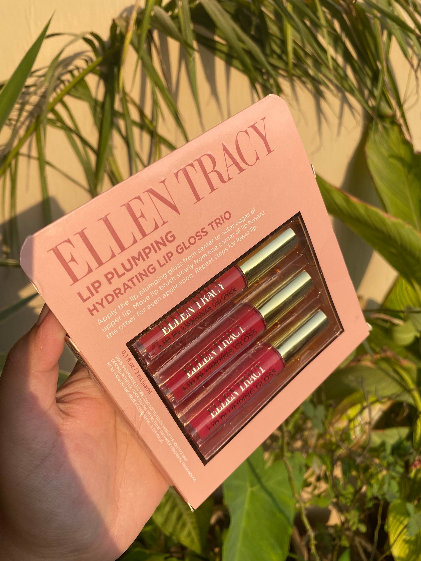 Ellen Tracy Plump & Glow Hydrating Lip Gloss Trio Pack
