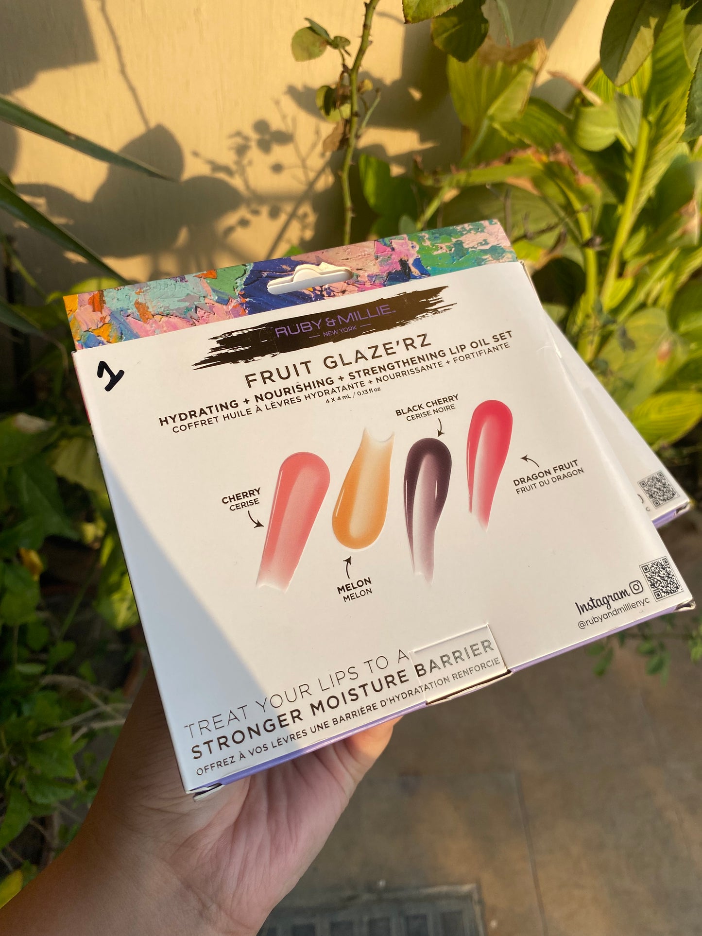 Ruby & Millie Fruit Glaze'rz Pack of 4 Lip Gloss Oil
