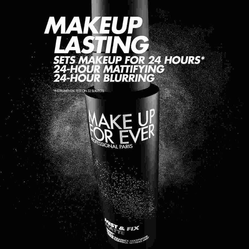 MAKE UP FOR EVER Mist & Fix Matte Setting Spray | Long-Lasting Matte Setting Mist