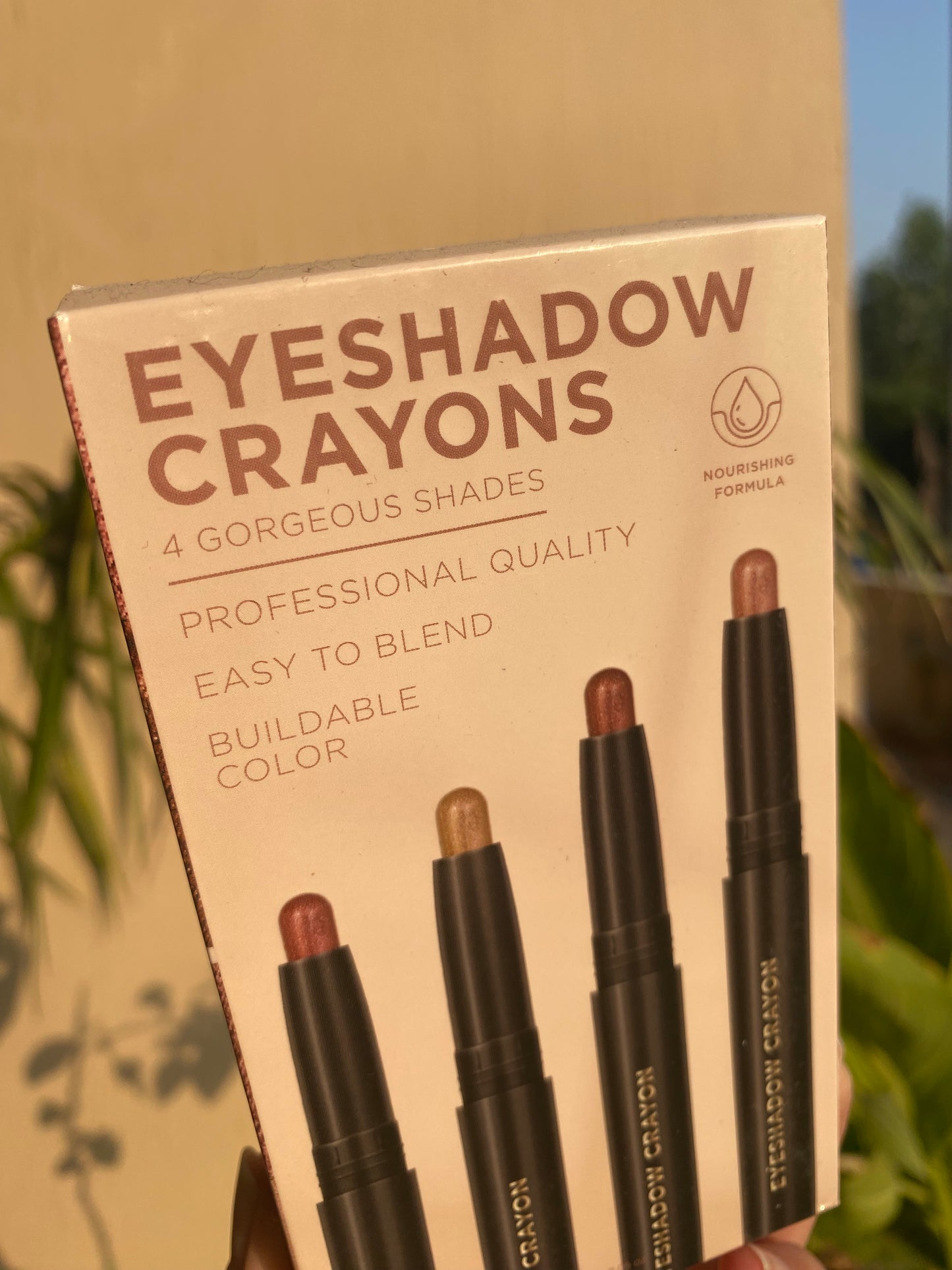 Set of 4 Eyeshadow Crayons Cream