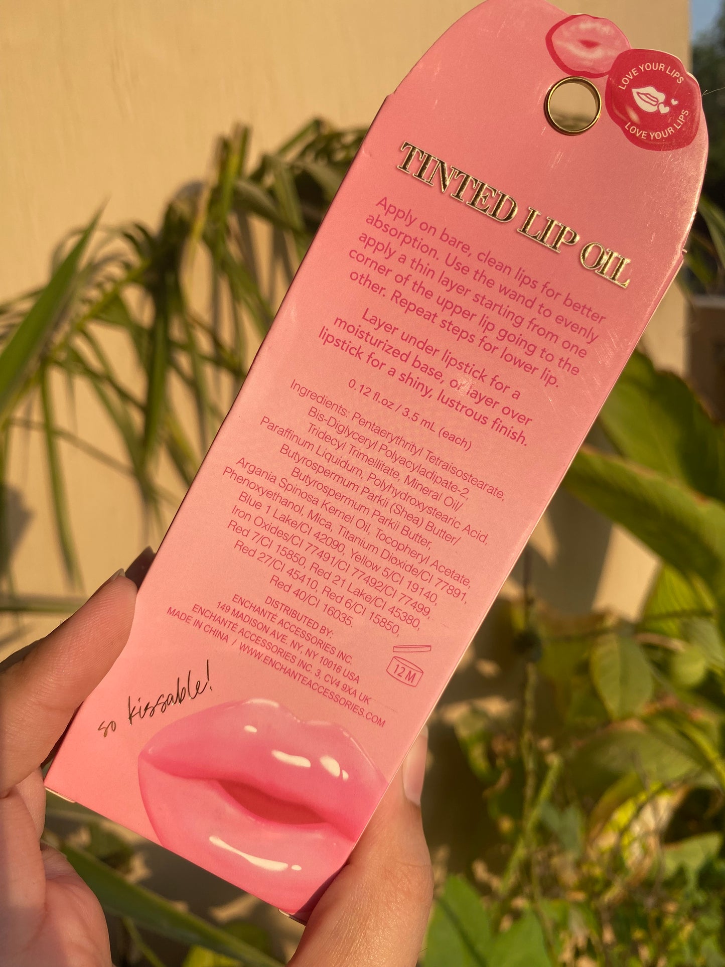 Pack of Tinted Lip Oil Duo So Kissable Lip Gloss
