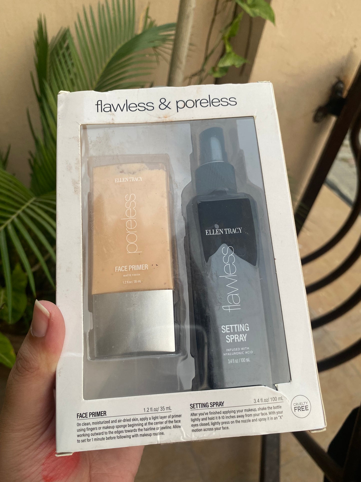 Ellen Tracy Prime & Set Duo Set Face Primer + Setting Spray Face Set of 2