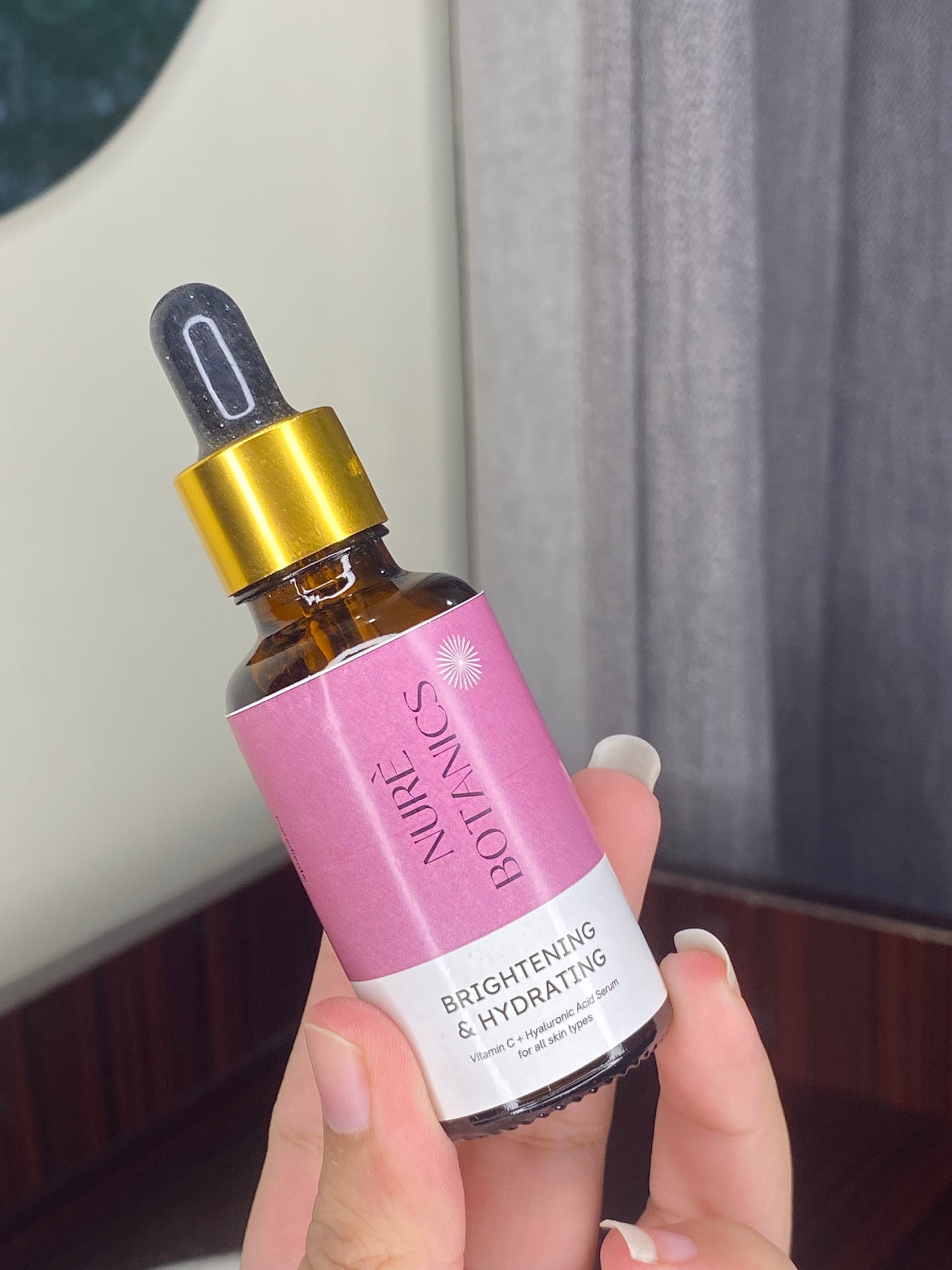 Nure Botanics Brightening and Hydrating Serum with Vitamin C and Hyaluronic Acid