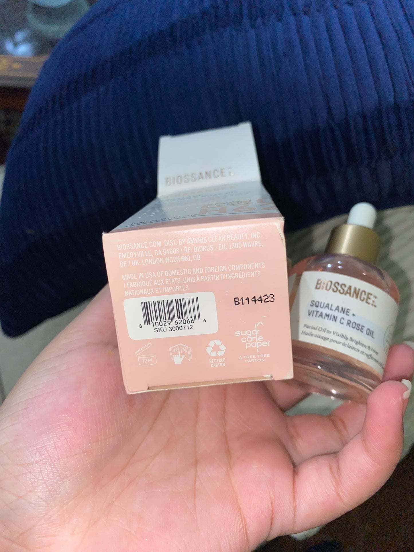 Bioasance Squalane + Vitamin C Rose Oil