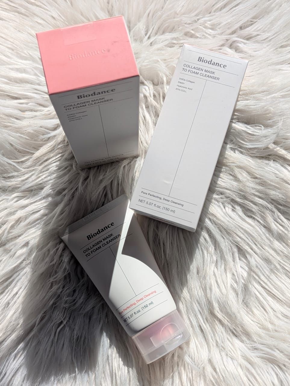 Biodance Collagen Mask to Foam Cleanser