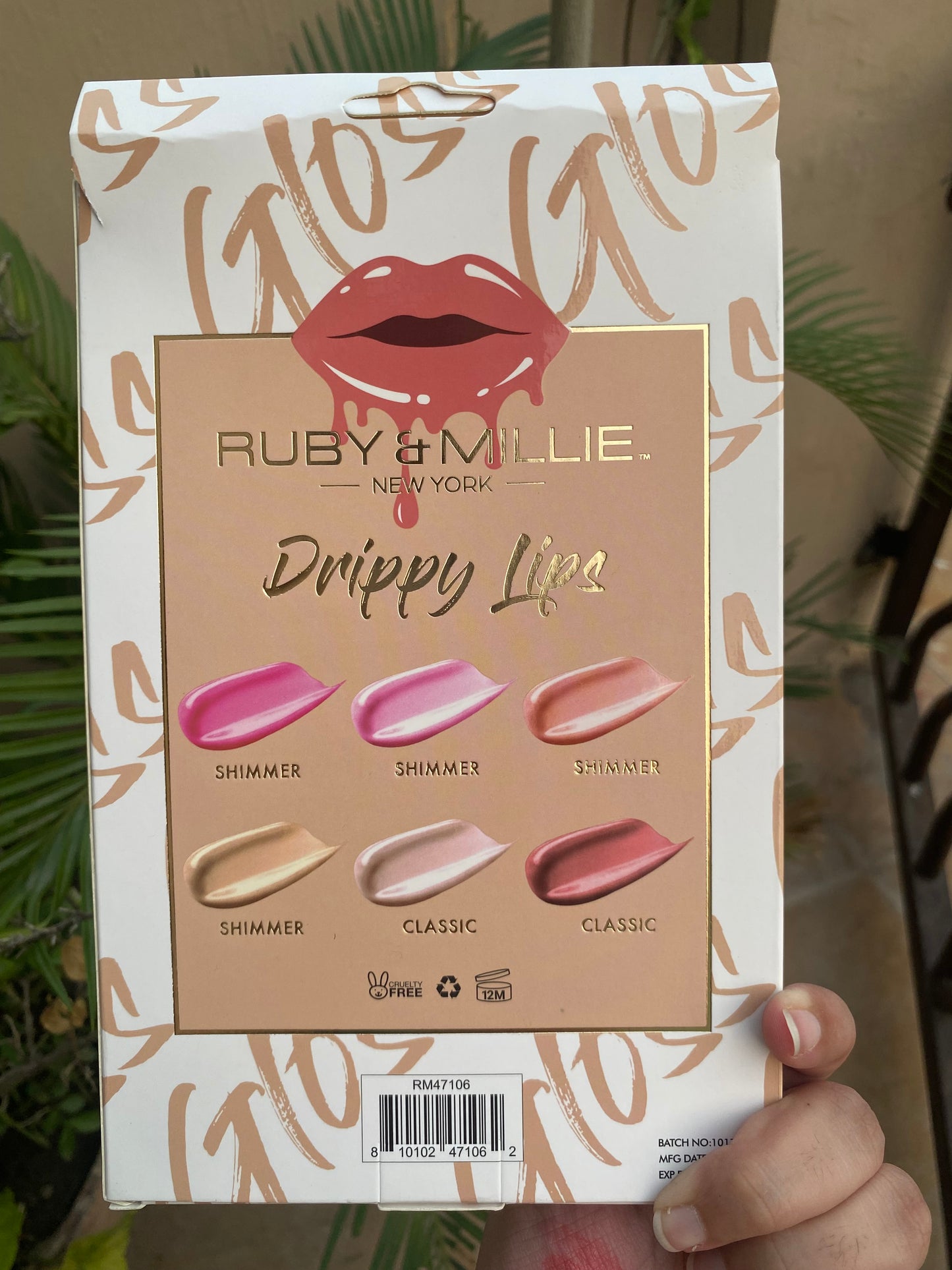 Ruby & Millie Drippy Lips 6 Piece Set Lip Gloss