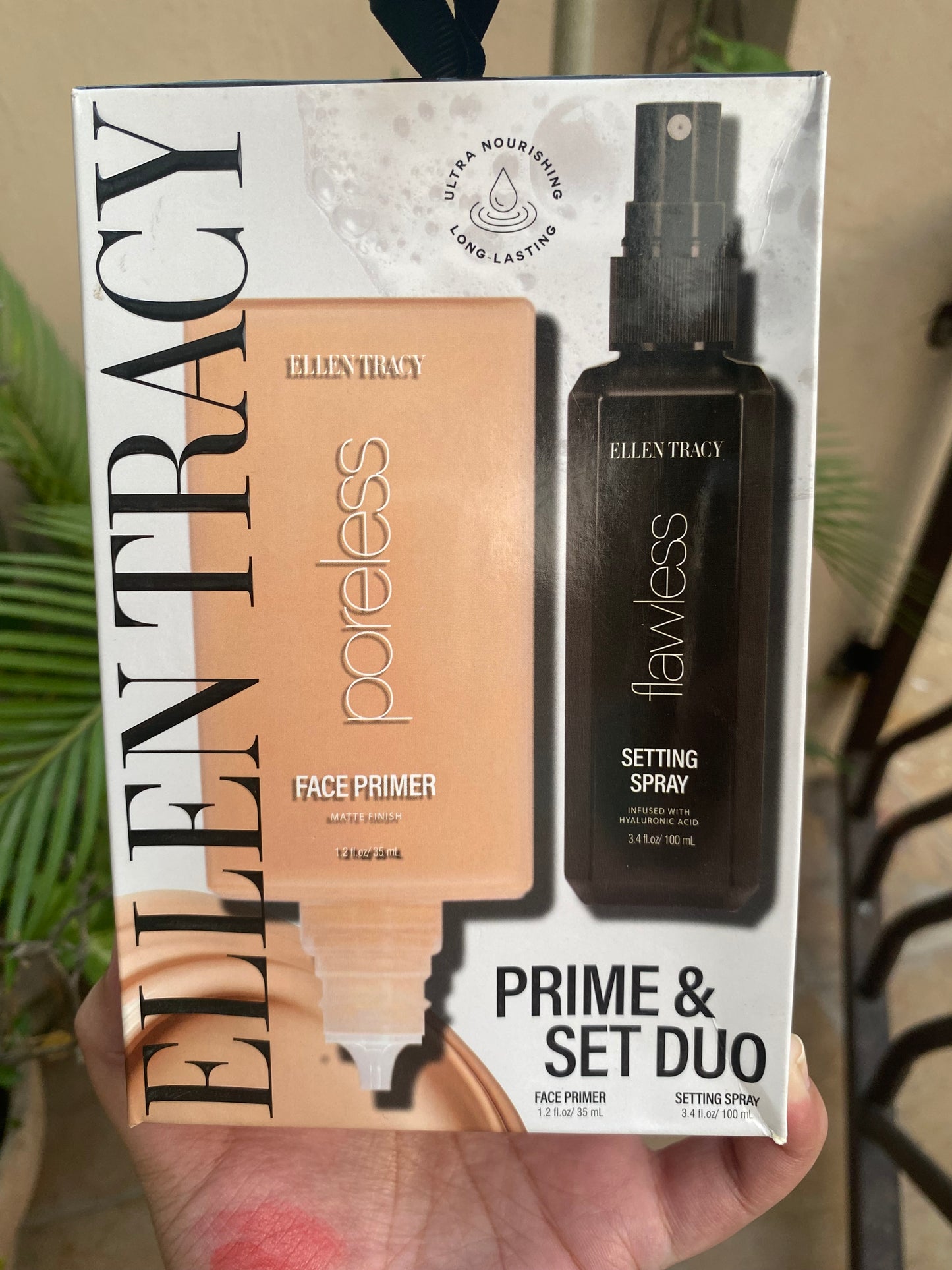 Ellen Tracy Prime & Set Duo Set Face Primer + Setting Spray Face Set of 2