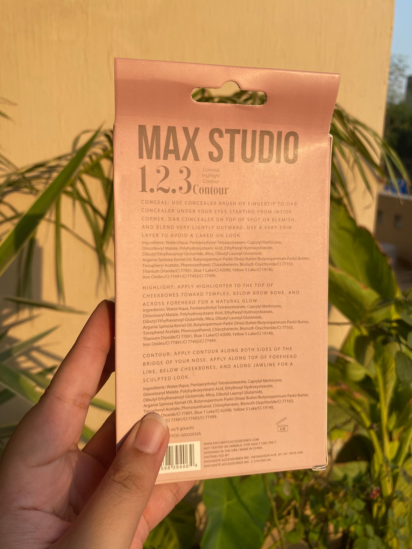 Max Studio 1.2.3 Conceal Highlight Contour Pack of 3