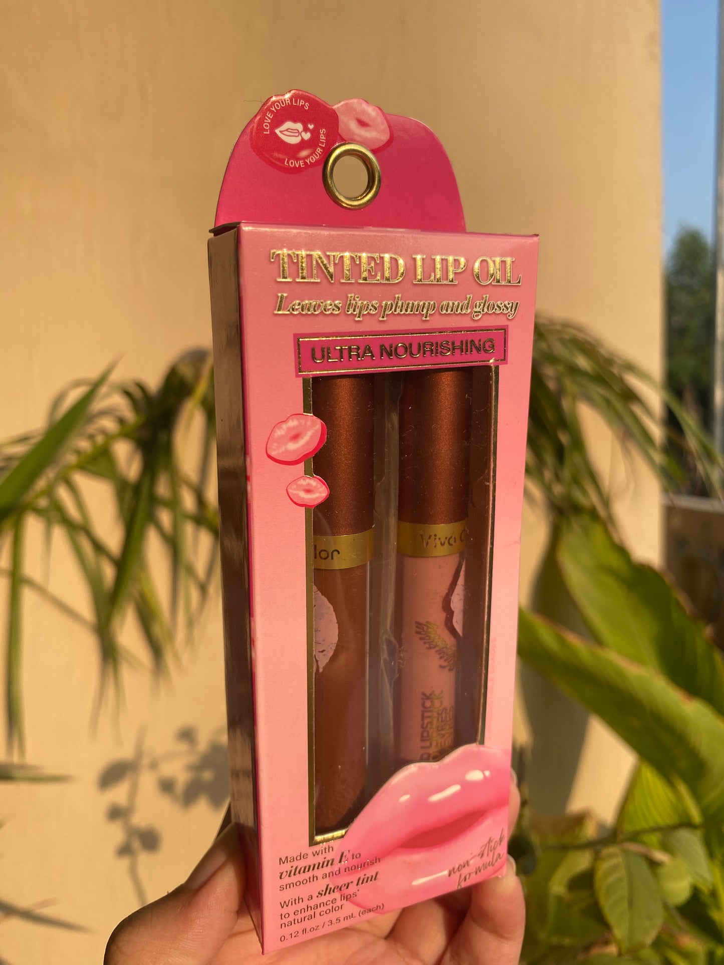Pack of Tinted Lip Oil Duo So Kissable Lip Gloss