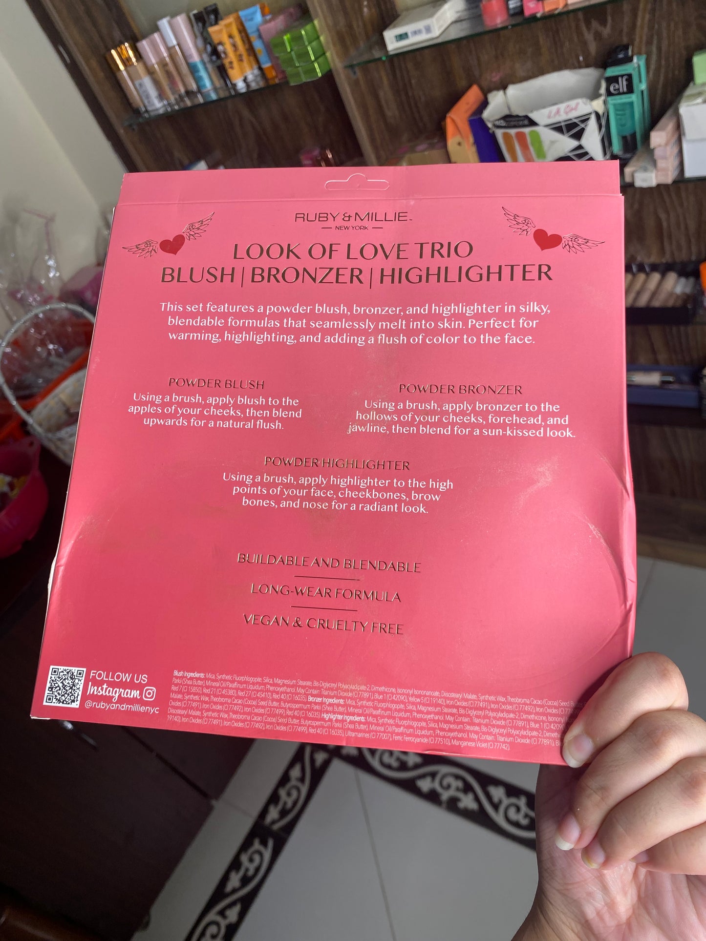RUBY & MILLIE
LOOK OF LOVE TRIO
BLUSH | BRONZER | HIGHLIGHTER