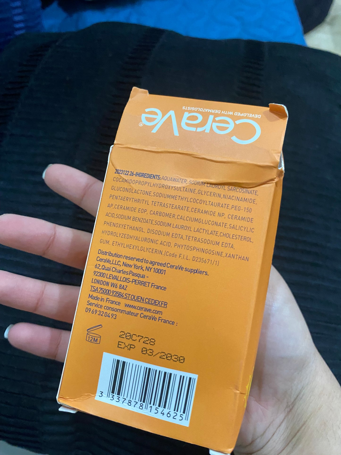 Cerave Hydrating Mineral Sunscreen 60spf For Face and Body