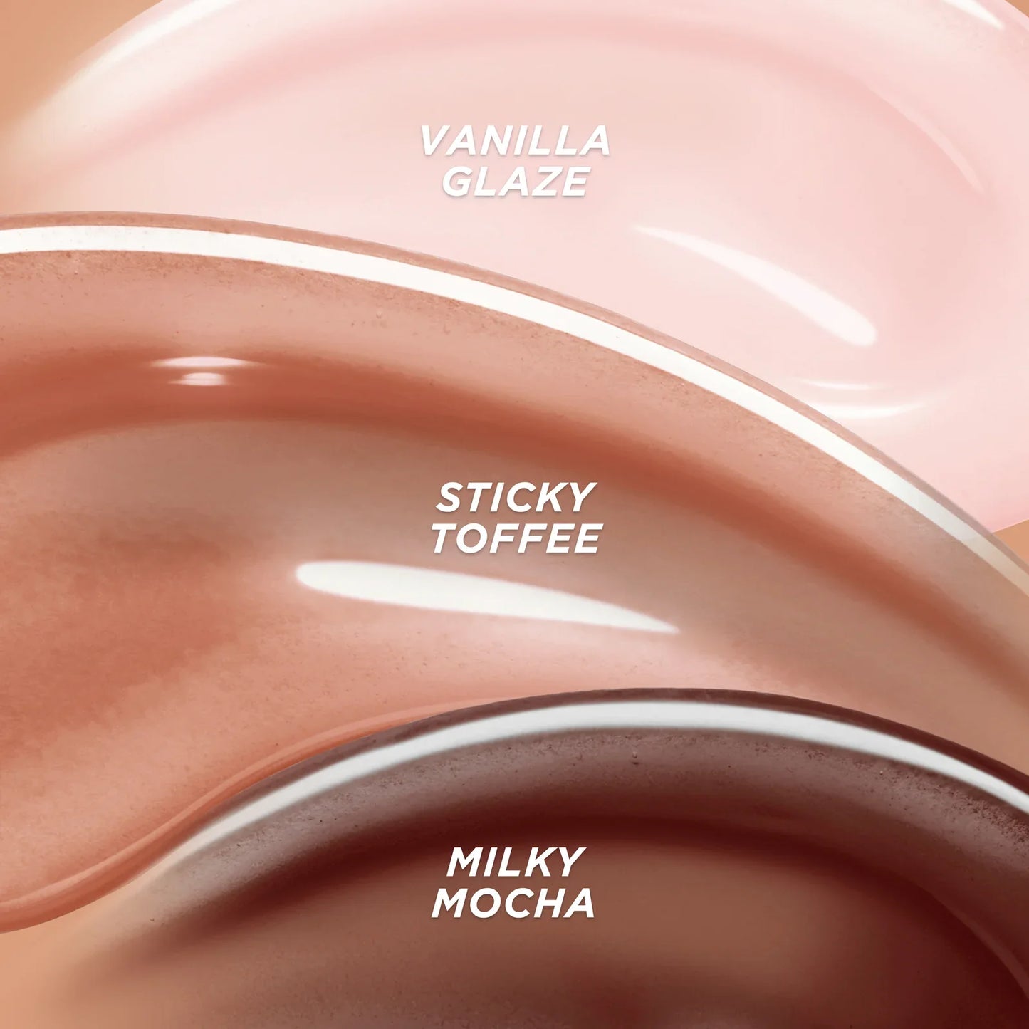 Gisou Glazed Lips | Vanilla Glaze, Sticky Toffee & Milky Mocha