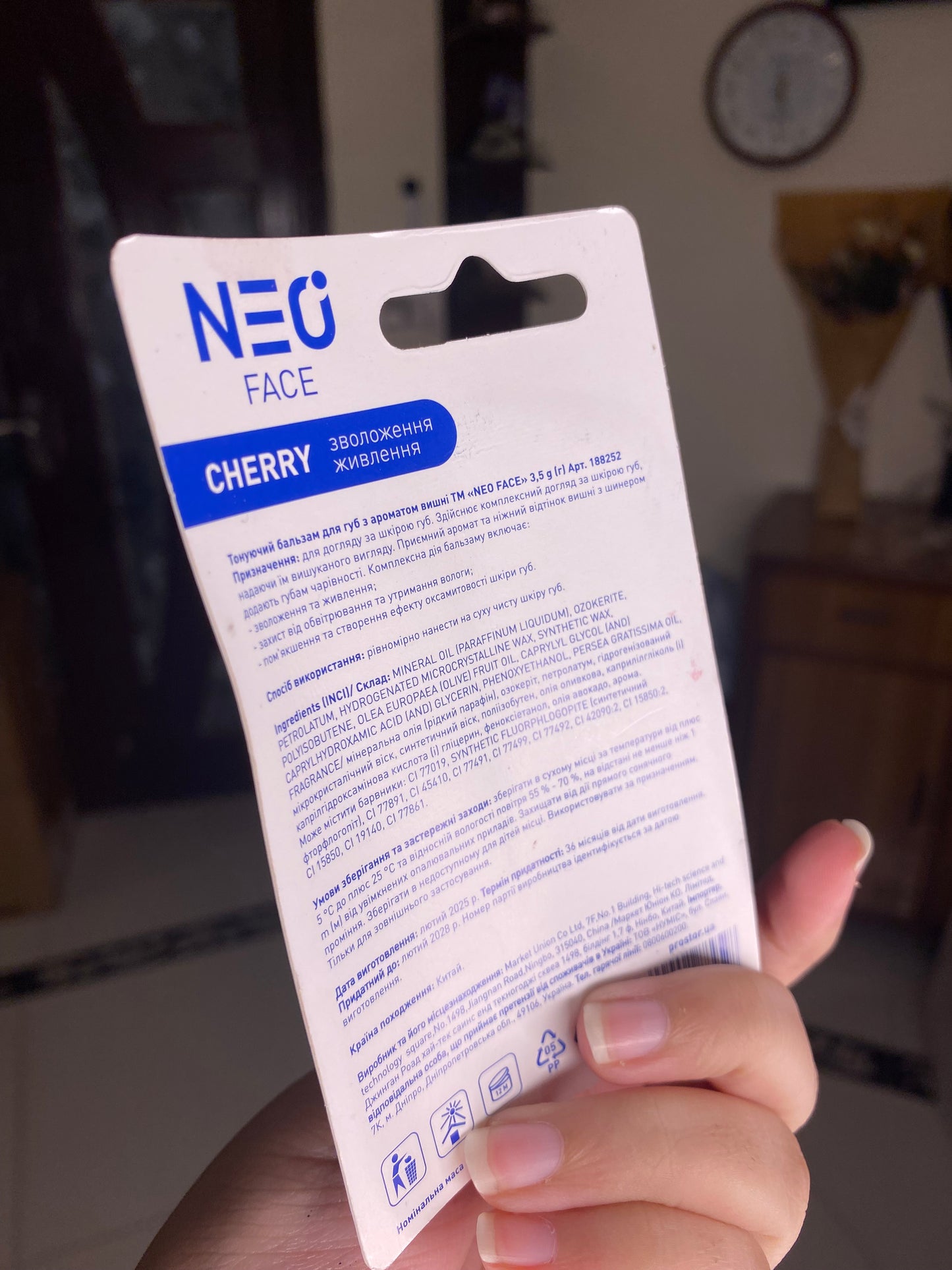 Neo Lip Balm Cherry (can also be used on cheeks)