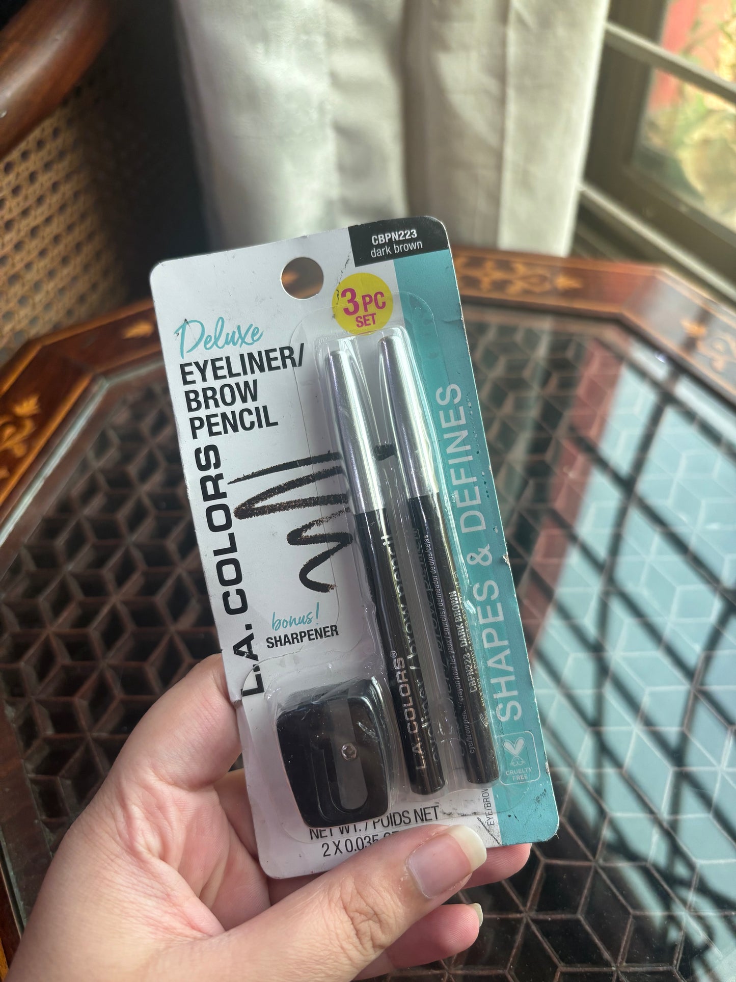 La colors Eyeliner/Eyebrow Pencil 3pc Set