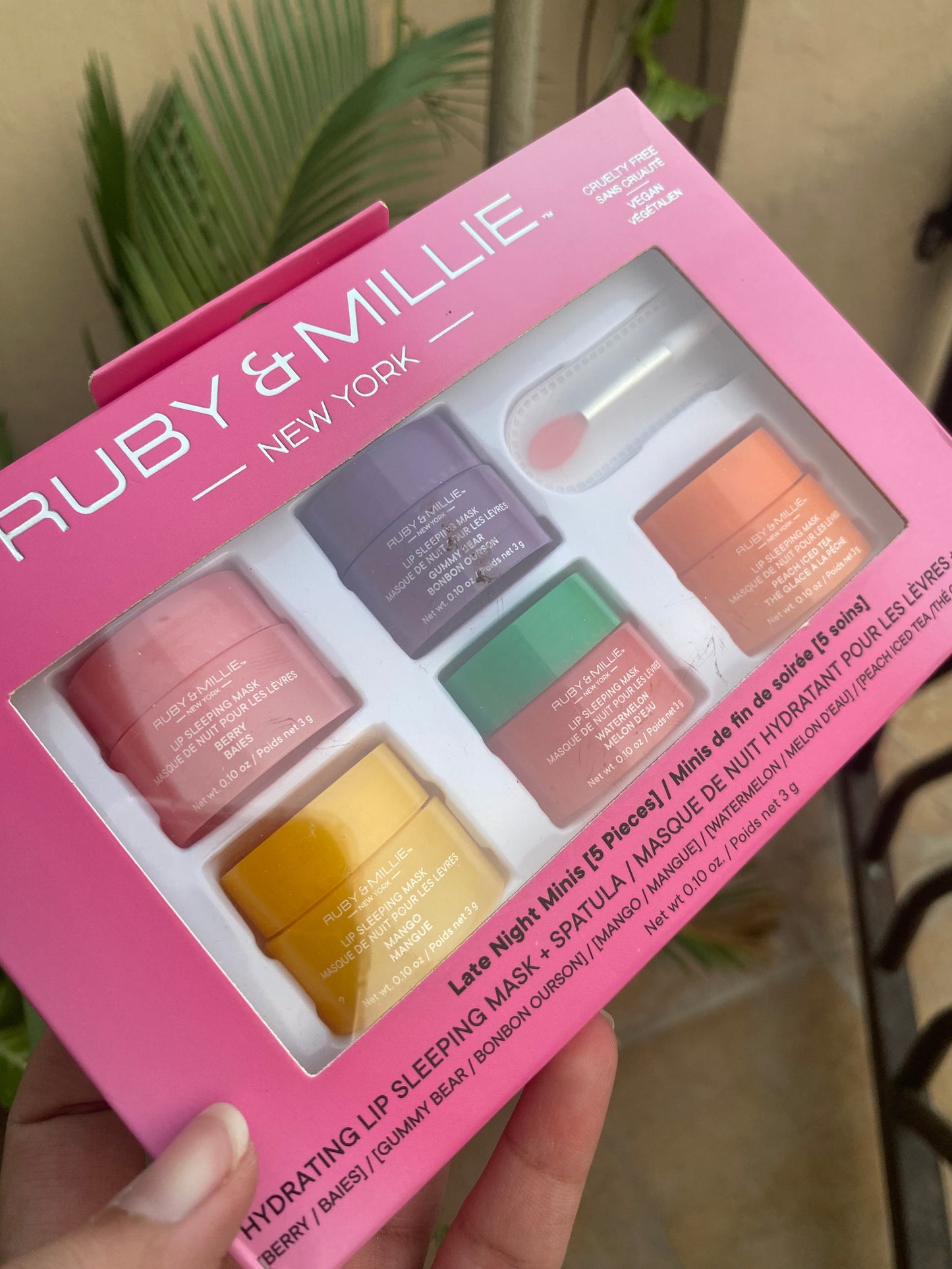 Ruby & Millie Late Night Minis Lip Sleeping Masks Set of 5