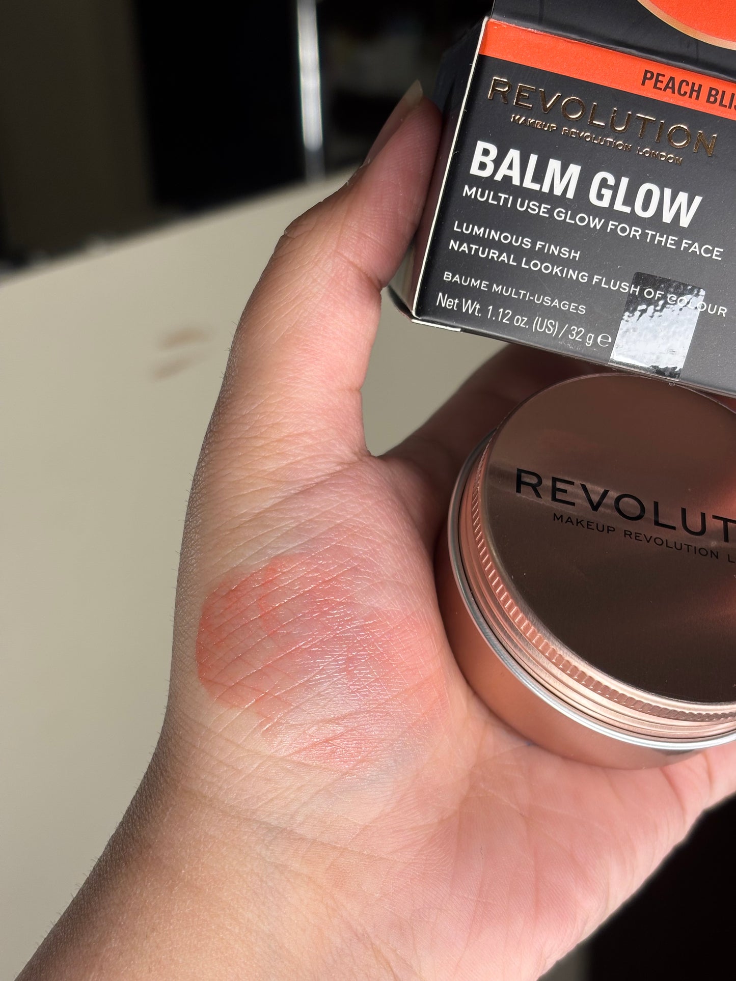 Revolution Glam Balm Shade Peach Bliss