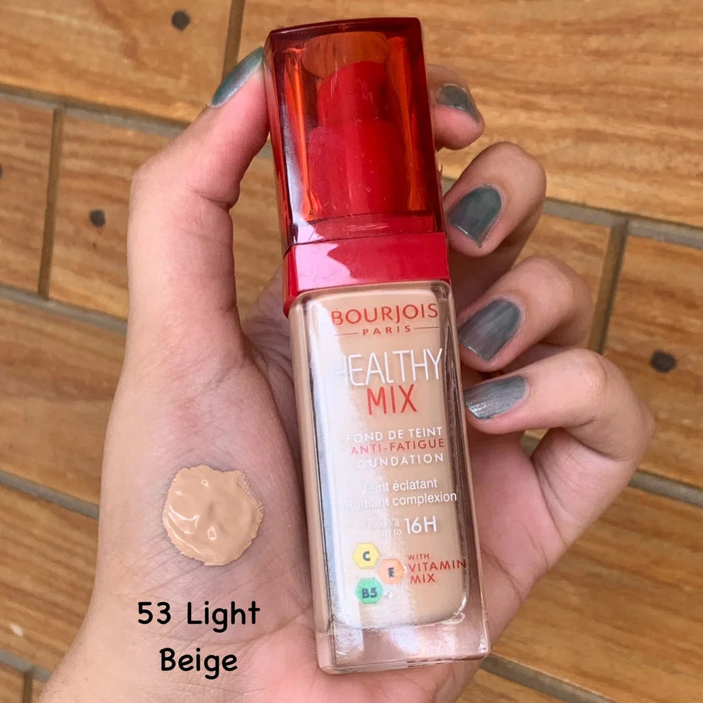 Bourjois Paris Healthy Mix Foundation
Radiant Finish • Natural Coverage • Fresh-Looking Complexion
