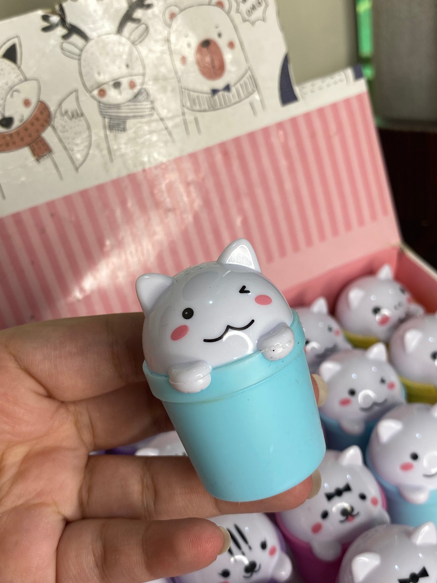 Cute Cat Shaped Lip Balms