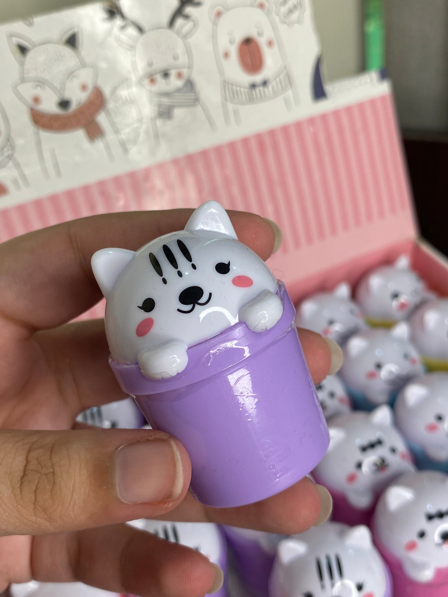 Cute Cat Shaped Lip Balms