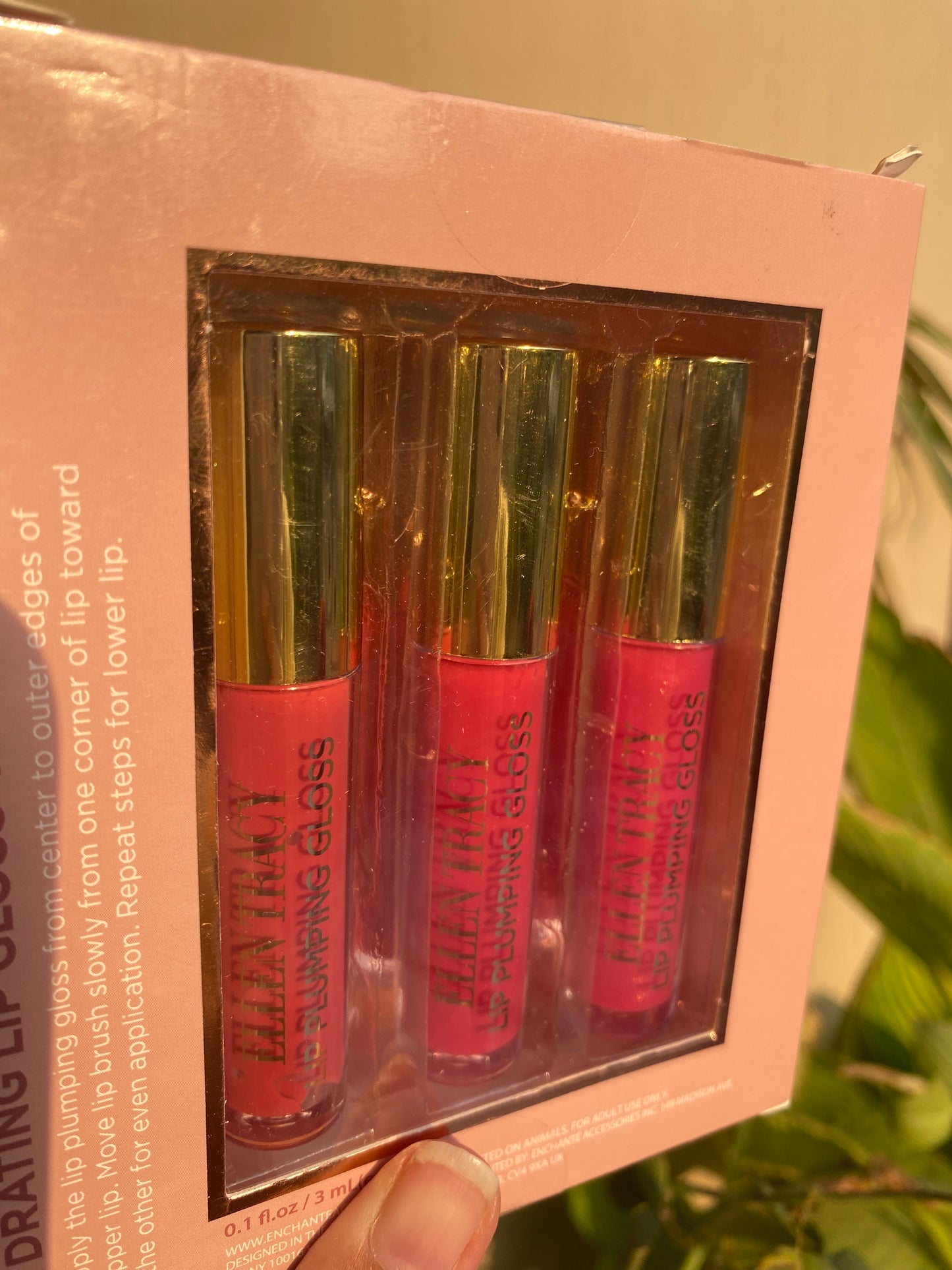 Ellen Tracy Plump & Glow Hydrating Lip Gloss Trio Pack