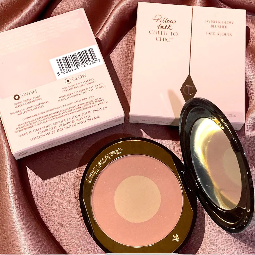 Charlotte tillbury pillow talk cheek to chic swish & glow blusher