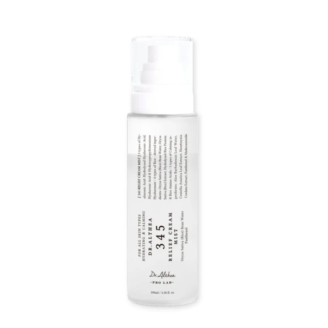 Dr. Althea 345 Relief Cream Mist | Korean Hydrating Face Mist & Skin Soothing Spray
