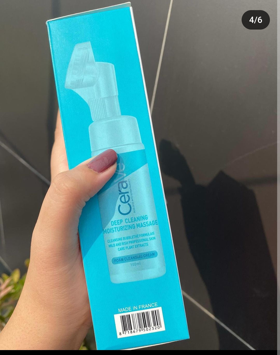 Cerave Deep Cleaning Moisturising Massage Facial Wash