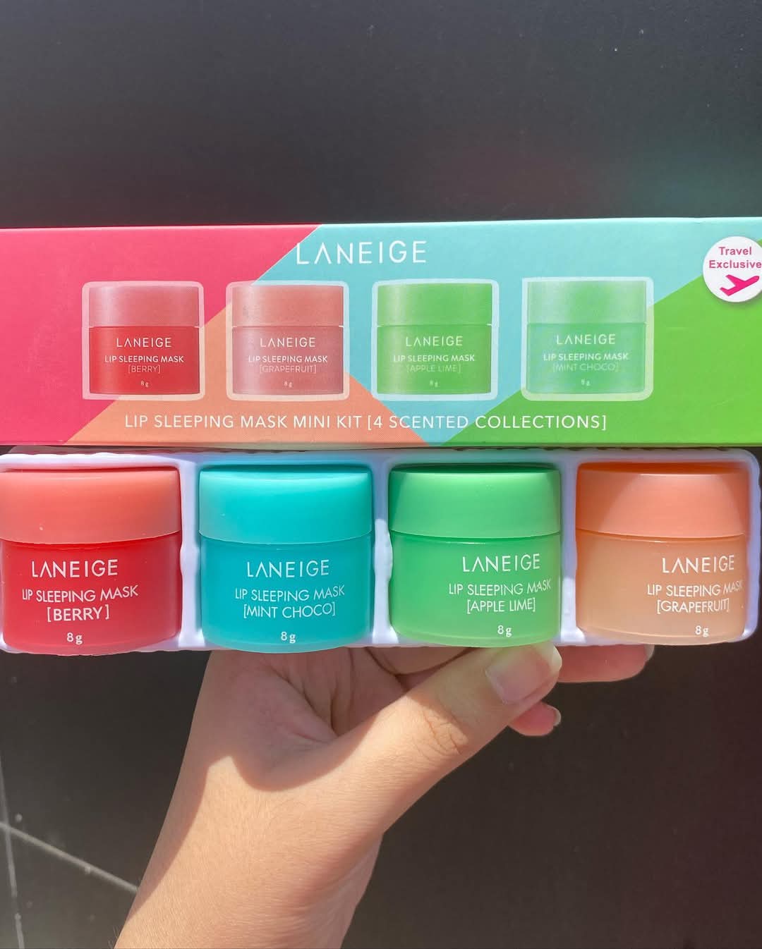 Lainege Lip Sleeping Mask (Set of 4, 8g each)