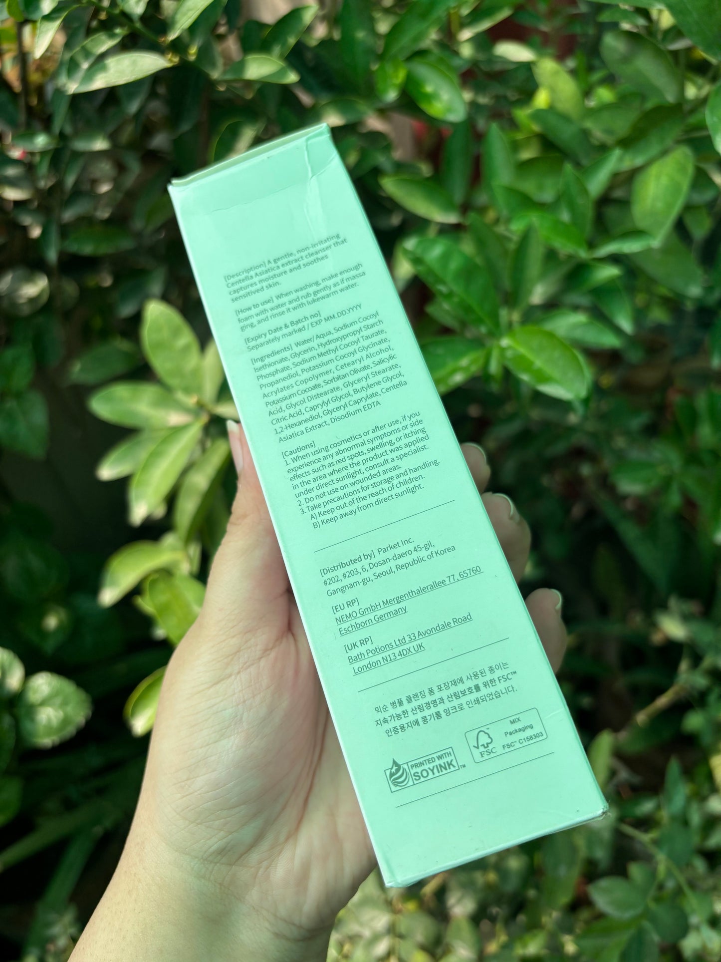 Mixsoon Centella Cleansing Foam