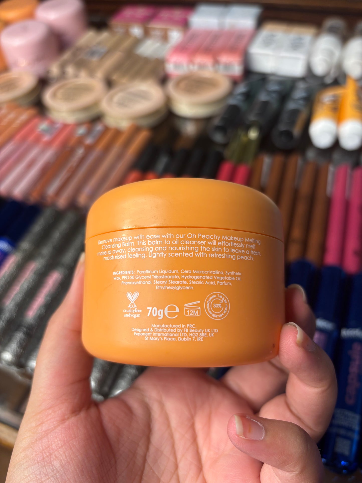 MUA Oh Peachy Makeup Melting Cleansing Balm