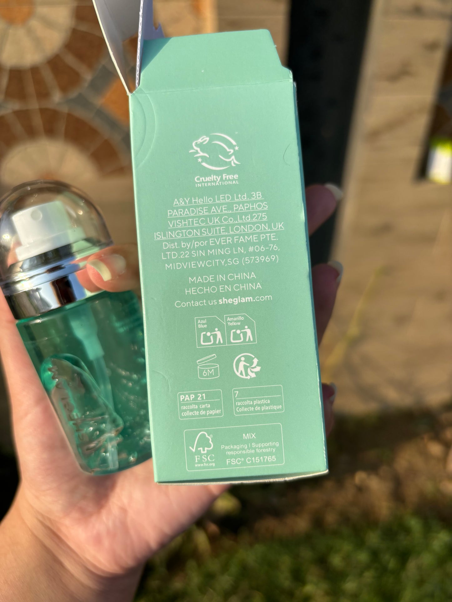 Sheglam Good Grip Hydrating Prime & Set Spray