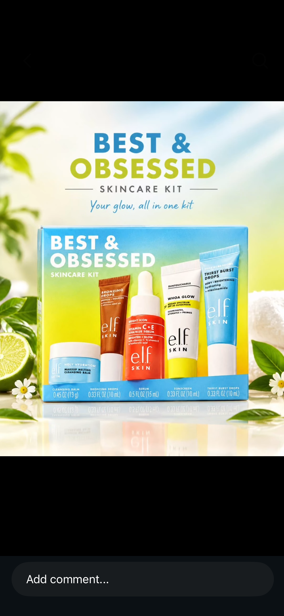 Elf Best & Obsessed Skincare Kit – 5-Piece Travel Set