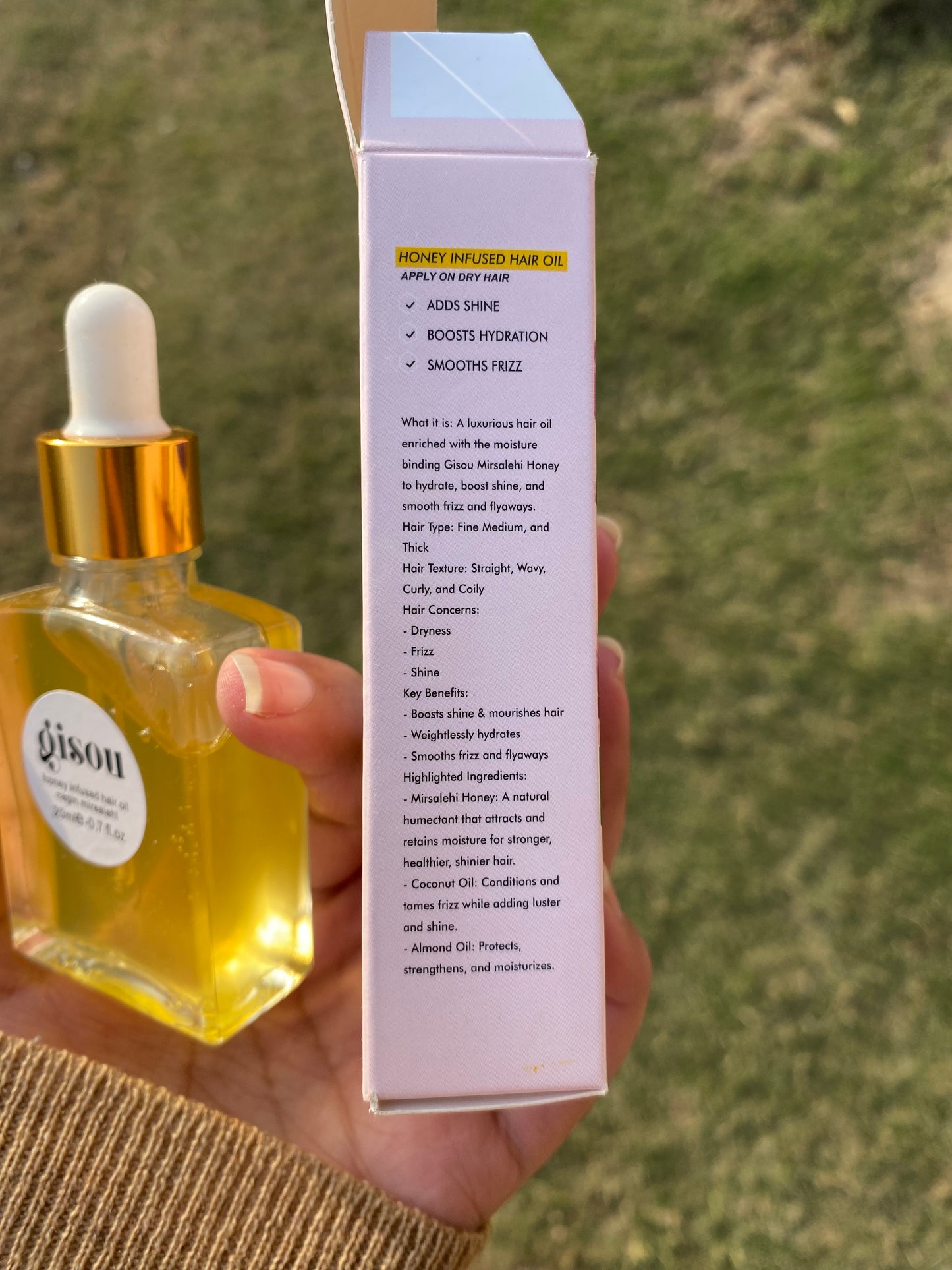 GISOU Honey Infused Hair Oil 20ML