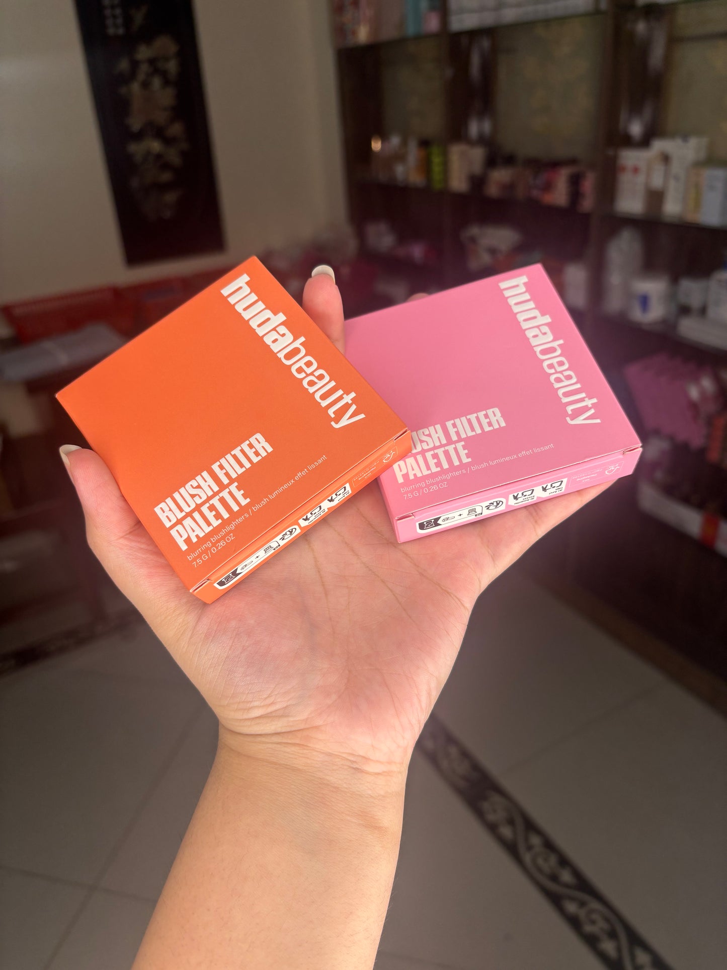 Huda Beauty Blush Filter Blurring Blushlighters Palette | Blush & Highlighter Face Palette