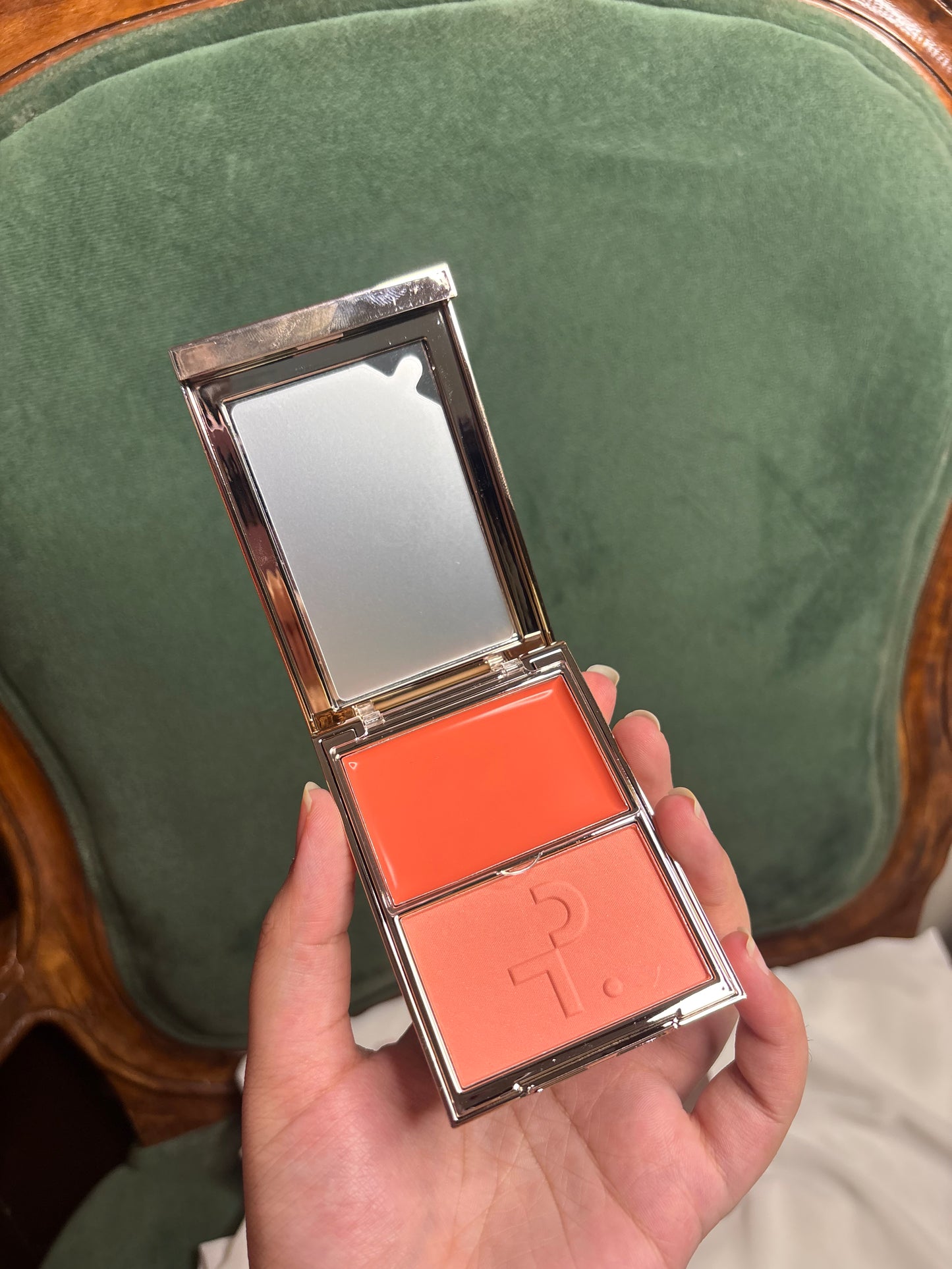 Patrick Ta Double Take Crème & Powder Blush Duo | Cream & Powder Blush