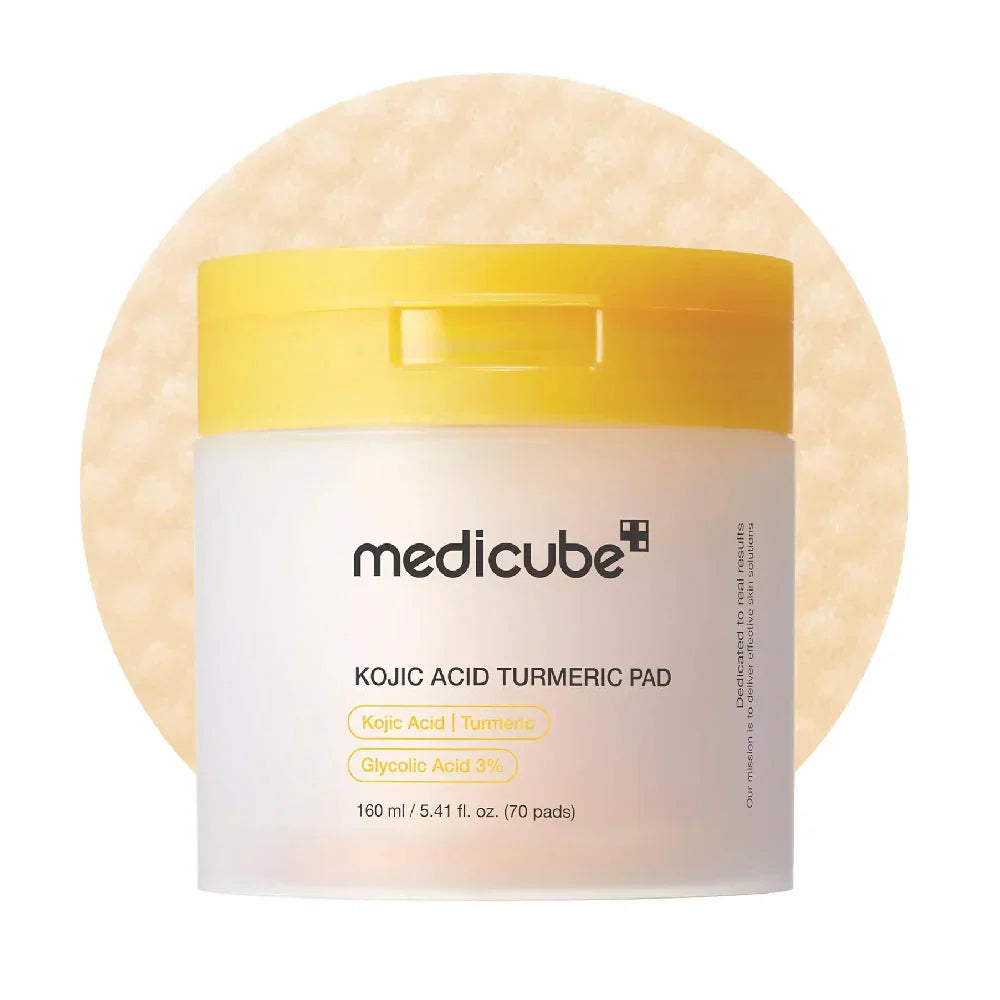 Medicube Kojic Acid Turmeric Pad 70 Pads | Brightening Korean Toner Pads
