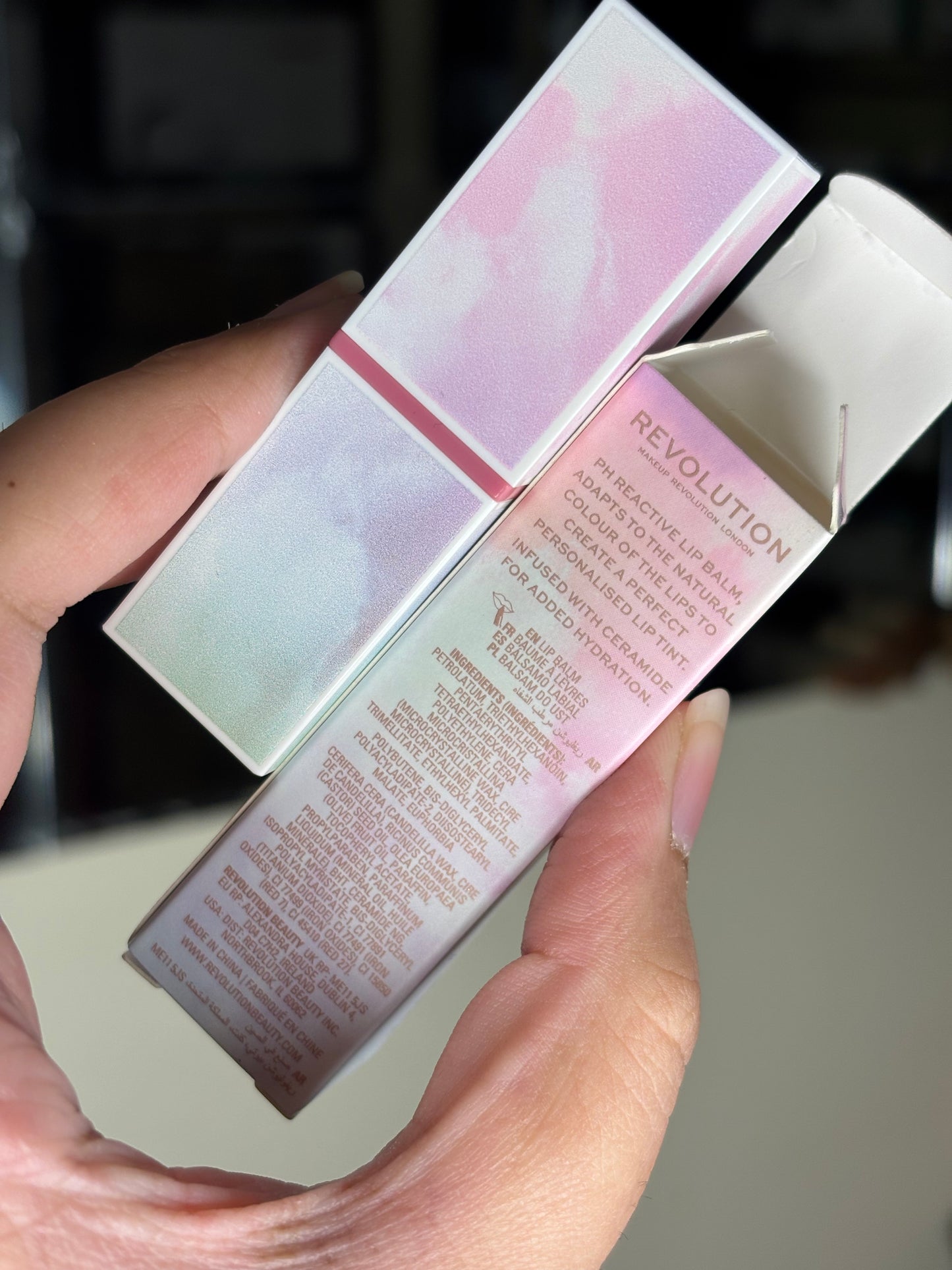 Revolution Candy Haze Lip Balm with Ceramide Shade Allure Deep Pink