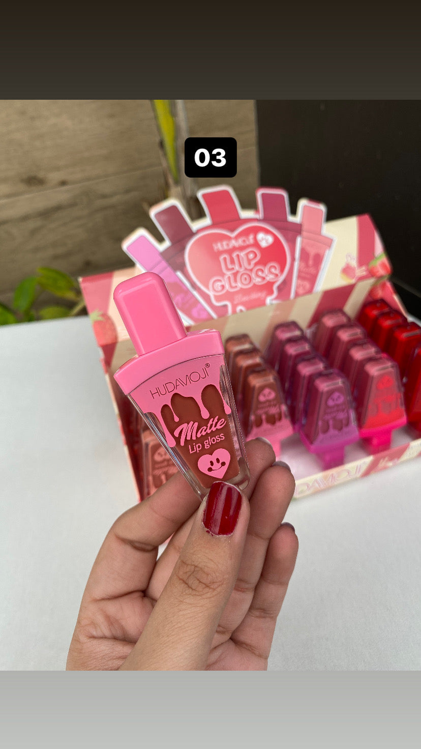 Huda Moji Cute Lip Gloss in six shades