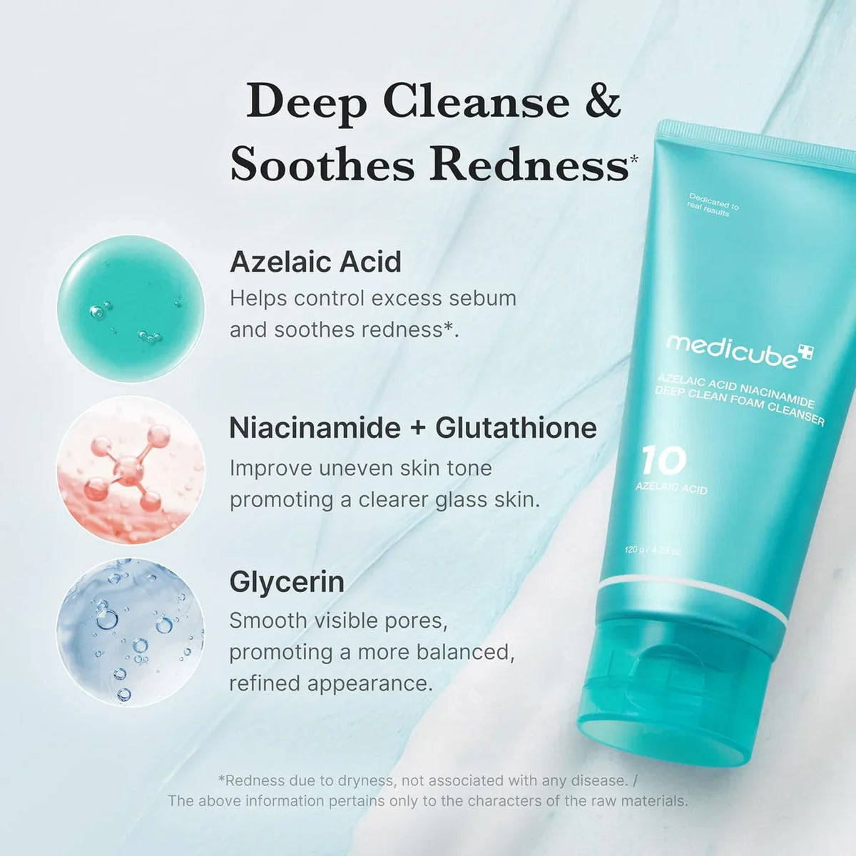 Medicube Azelaic Acid Niacinamide Gummy Whip Cleanser